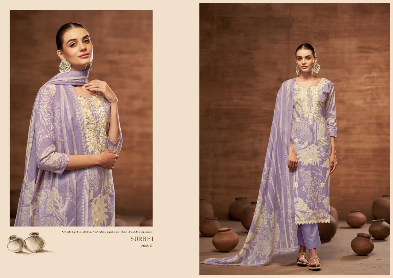 Surbhi by Sargam Cambric Printed Designer Salwar Suit Suppliers In India